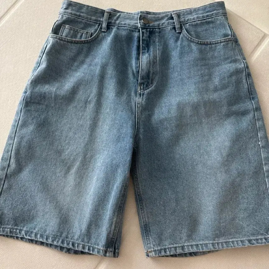 [BUNJANG] Fluke Denim Bermuda Shorts XL / 플루크 데님 쇼츠 XL