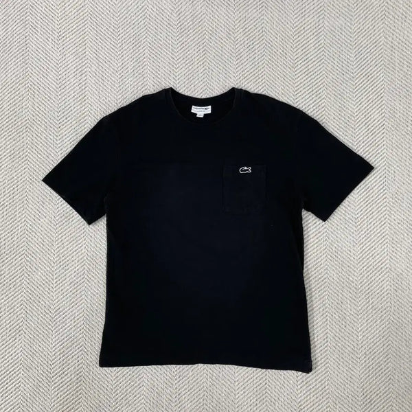 [BUNJANG] Lacoste Black Pocket T-Shirt Size 105 / 라코스테 블랙 포켓 반팔티 5 (105사이즈)