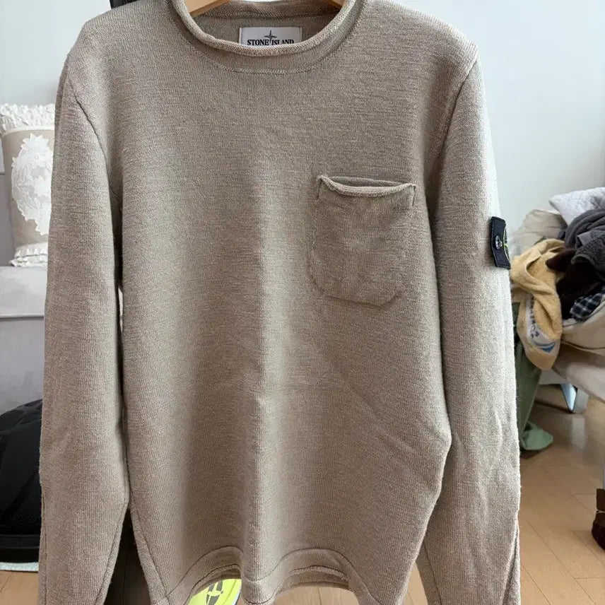 [BUNJANG] Stone Island Roll Neck Knit - Size M / [M] 스톤아일랜드 롤넥 니트
