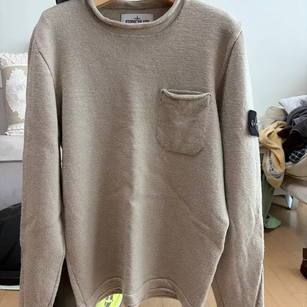 [BUNJANG] Stone Island Roll Neck Knit - Size M / [M] 스톤아일랜드 롤넥 니트