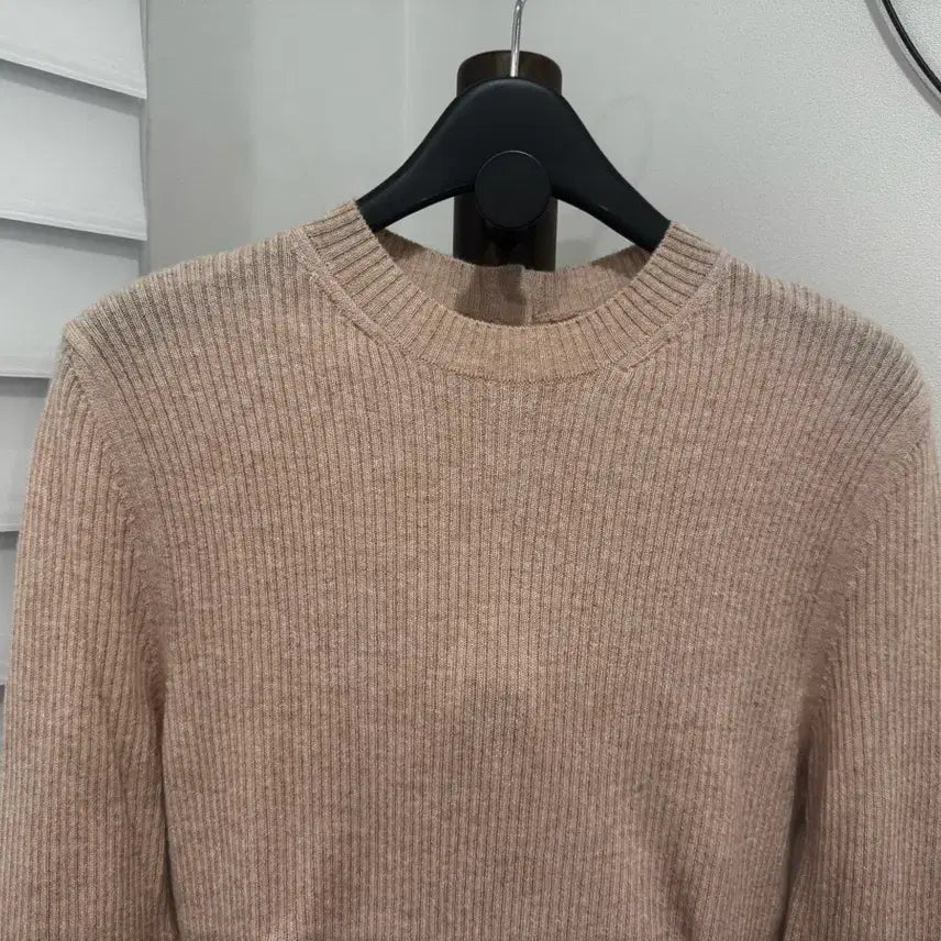 [BUNJANG] The Cashmere 100% Ribbed Knit Sweater / 한섬 the CASHMERE 캐시미어 100% 리브 니트