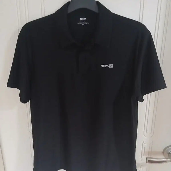 [BUNJANG] NEPA Short Sleeve Polo Shirt Black / 네파 반팔 카라티 블랙   100