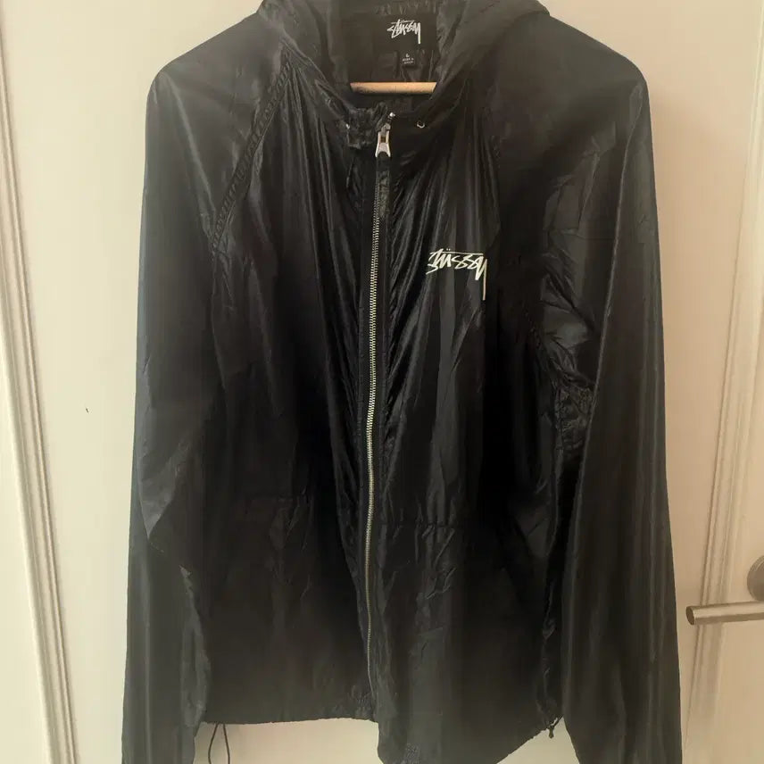 [BUNJANG] Stussy Beach Shell Wrinkle Nylon Jacket / 스투시 (stussy) 비치 쉘 링클 나일론 자켓