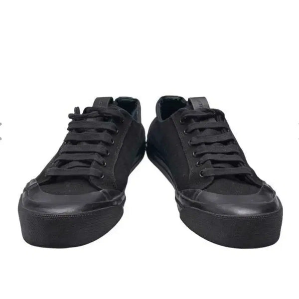 [BUNJANG] Bottega Veneta Black Canvas Sneakers / 보테가 베네타 블랙 스니커즈 캔버스화