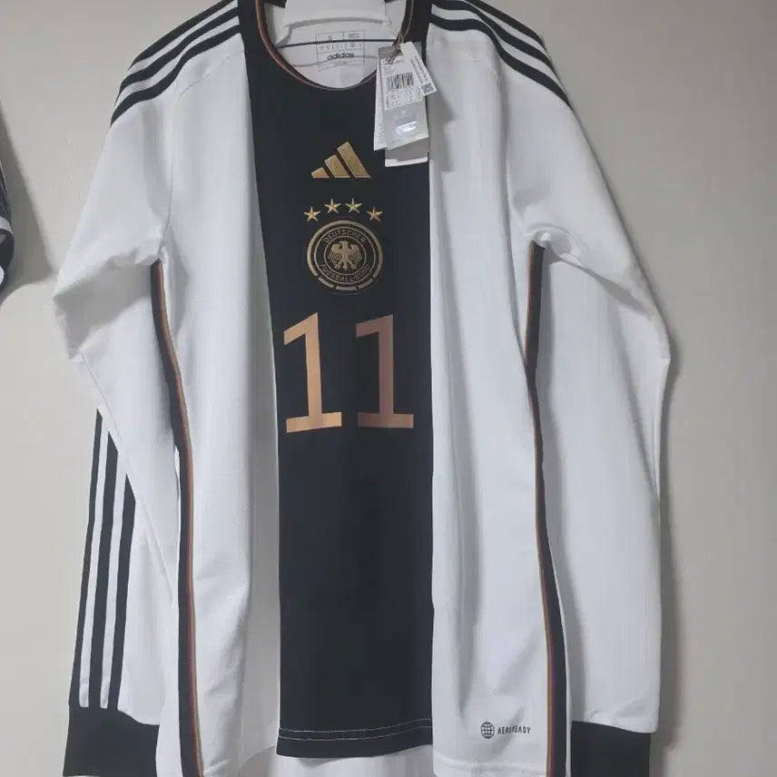 [BUNJANG] Adidas Germany National Team Reus Long Sleeve Replica Jersey 22/24 / 22/24아디다스 독일 국대 로이스 유니폼 져지 긴팔 판매 95S/택