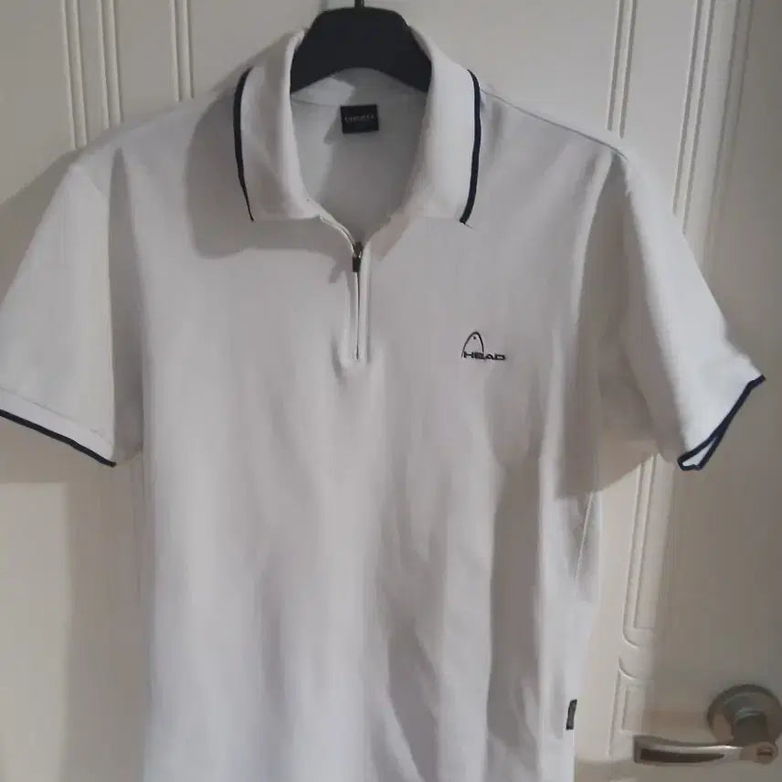 [BUNJANG] HEAD Men's Short Sleeve Polo Shirt White / 헤드 남성 반팔 카라티 흰색  100
