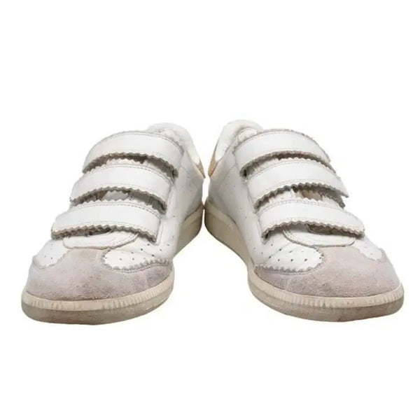 [BUNJANG] Isabel Marant Velcro Sneakers White / 이자벨마랑 벨크로 스니커즈 화이트