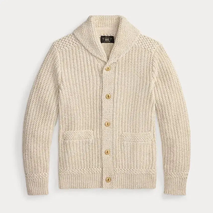 [BUNJANG] RRL Cotton Linen Shawl Collar Cardigan / 더블알엘 코튼 리넨 숄카라 가디건  L       RRL