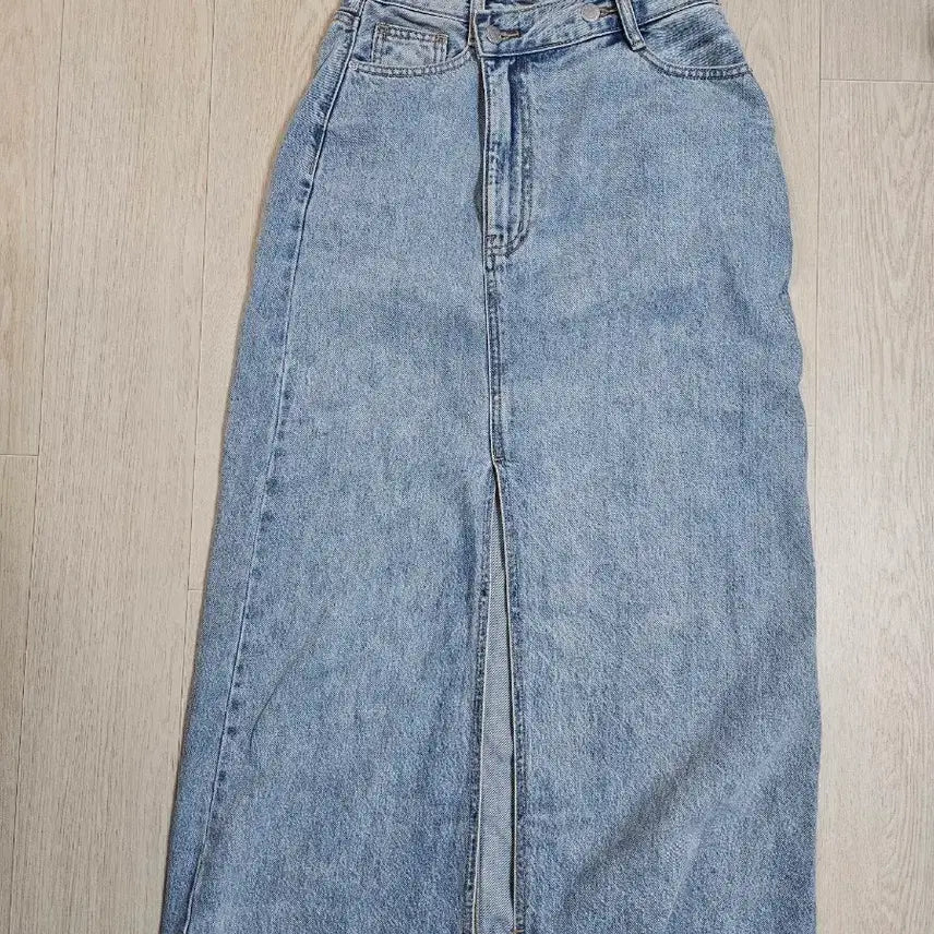 [BUNJANG] MIXXO Denim Long Skirt / 미쏘 데님 롱 스커트