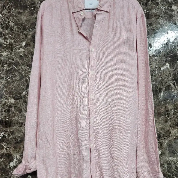[BUNJANG] Serie Linen Shirt (Size 100~105) / 시리즈 린넨 셔츠 100~슬림105