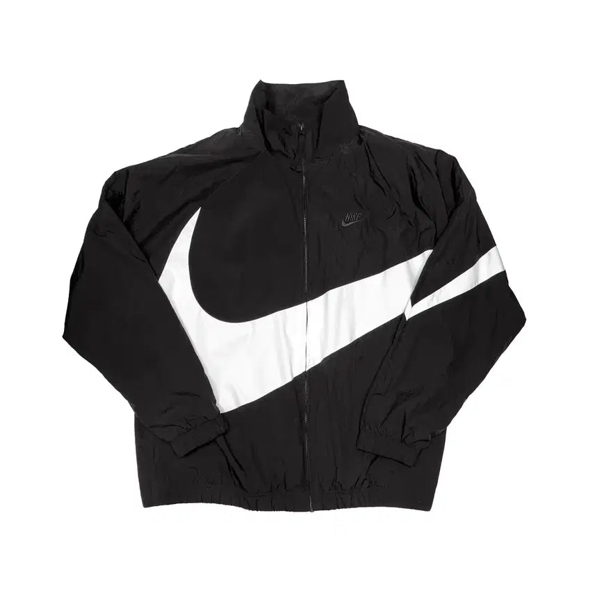 [BUNJANG] Nike Big Swoosh Windbreaker Jacket / 나이키 | 빅스우시 바람막이 | 블랙 | L