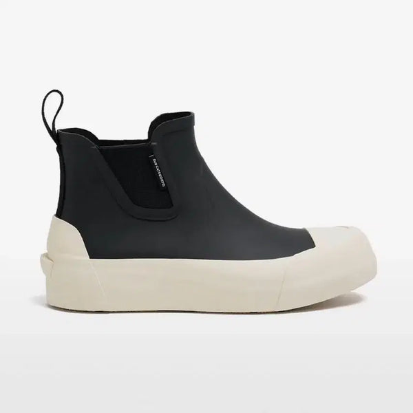 [BUNJANG] Subcategory Rain Boots Black/Cream / 릭오웬스맛 서브카테고리 레인부츠 블랙/크림