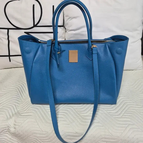 [BUNJANG] Couronne Stephanie Large Blue Bag / 쿠론 스테파니 블루( L사이즈 )
