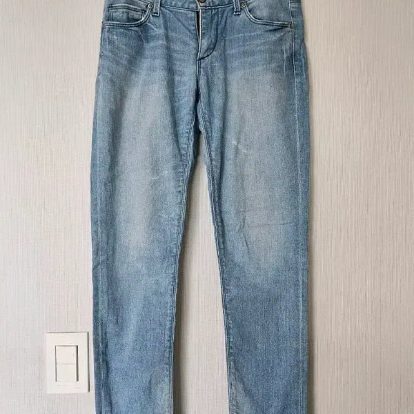[BUNJANG] Calvin Klein Women's Light Wash Slim Straight Jeans / 여성 청바지 연청 슬림 스트레이트