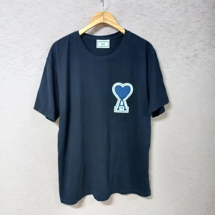 [BUNJANG] B7-8 Navy Short Sleeve T-Shirt Men / B7-8/아미 네이비 반팔 티셔츠 남성