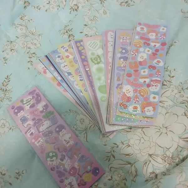 [BUNJANG] 60-Sheet Diary Decoration Sticker Set / 다꾸스티커 총60장