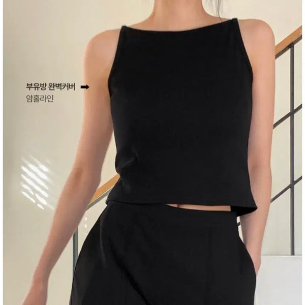 [BUNJANG] Benito Roan Boatneck Sleeveless Top / 새상품)베니토 로안 보트넥나시