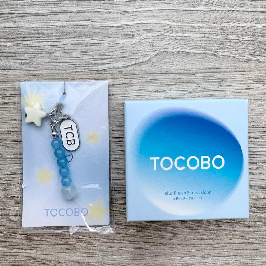 [BUNJANG] Tocobo Blurry Finish Mini Sun Cushion + Keyring / 토코보 블러 피니쉬 미니 선 쿠션 + 키링