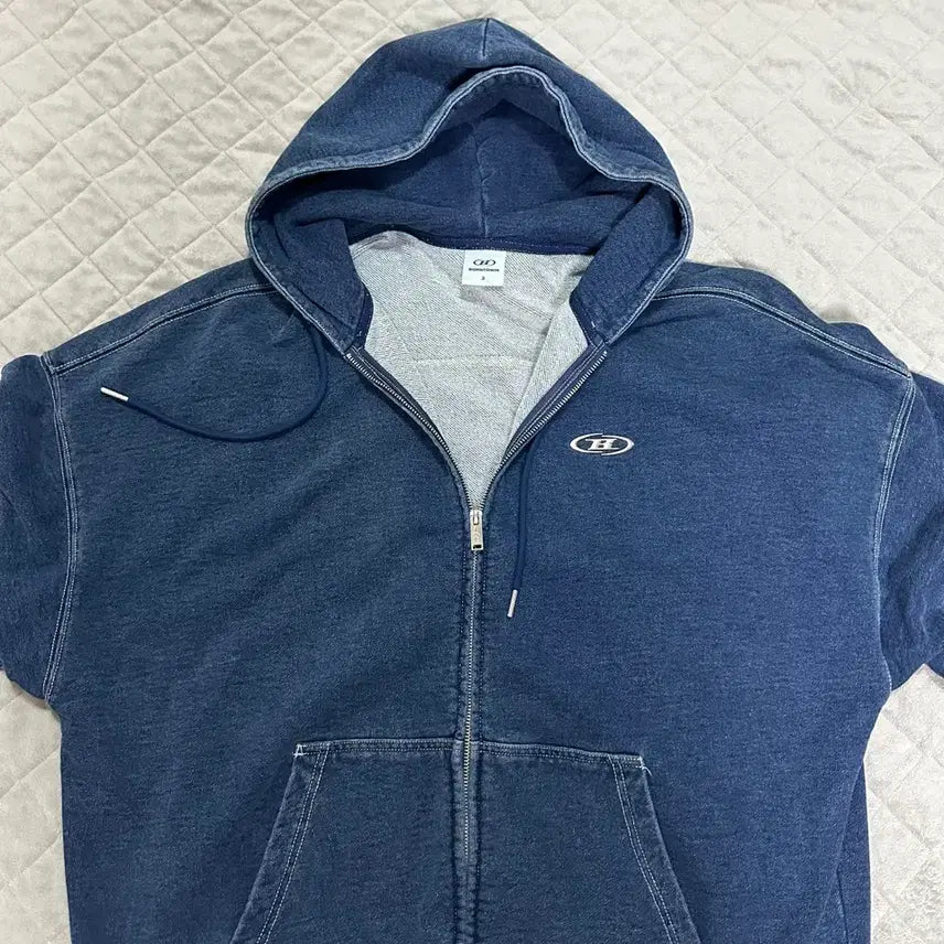 [BUNJANG] Born To Win Denim Hooded Zip-Up Jacket Size 3 / 본투윈 데님 후드 집업 3