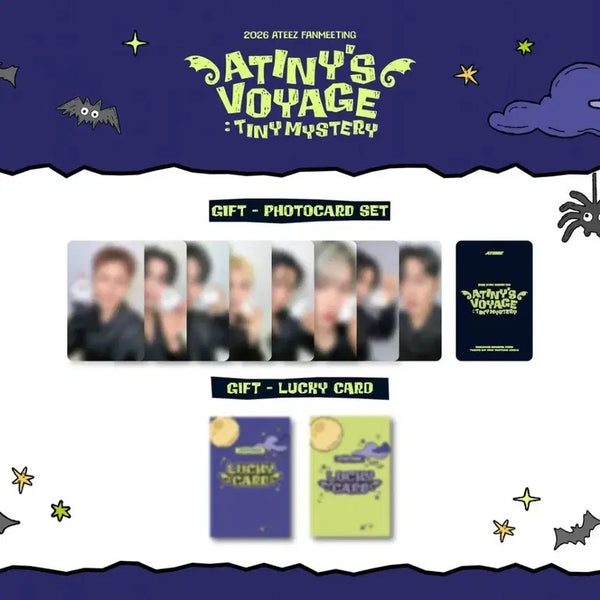 [BUNJANG] ATEEZ Fan Meeting ATINY'S VOYAGE: TINY MYSTERY Photocard Set / 에이티즈 팬미팅 에이티니존 포카 세트 양도