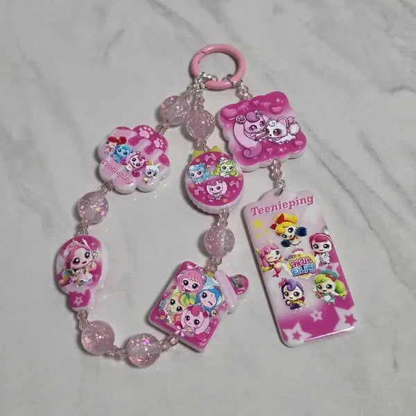 [BUNJANG] Catch Teenieping Handmade Beaded Keychain / 티니핑 캐치티니핑 비즈 키링 모음 (개당 4500
