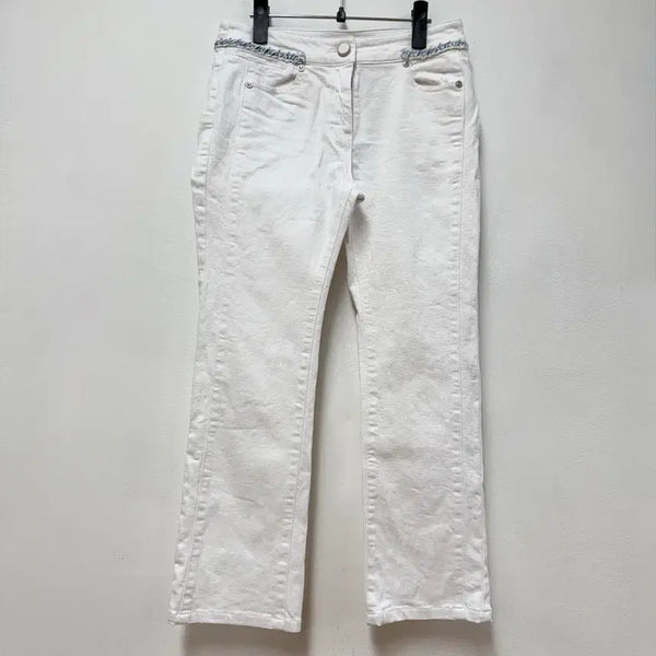 [BUNJANG] Mine White Denim Pants 55 / 마인 화이트데님 바지 55