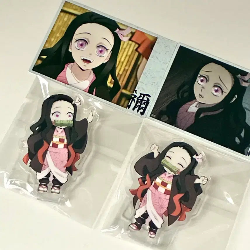 [BUNJANG] Demon Slayer Kamado Nezuko Connecting Acrylic Stand Bundle Set (Sealed) / (미개봉) 귀멸의 칼날 연결 아크릴 카마도 네즈코 일괄
