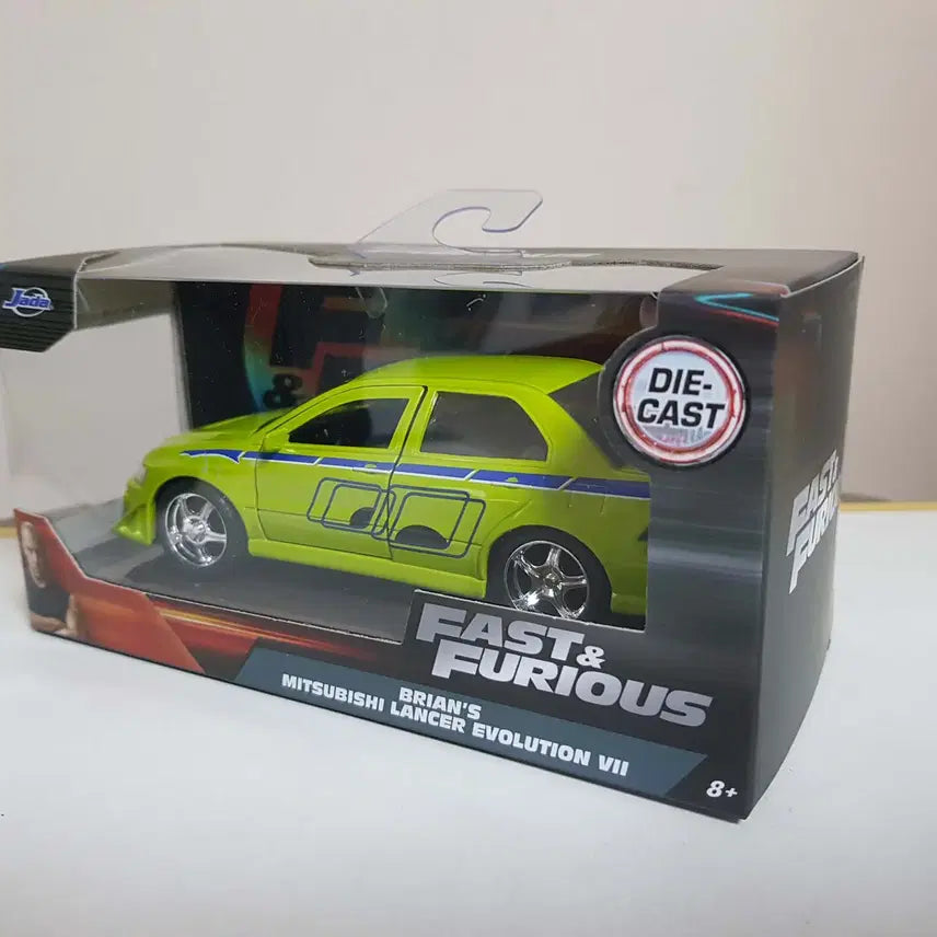 [BUNJANG] Jada Mitsubishi Lancer Evolution VII 'Brian' 1/32 Scale Model Car / 1/32 자다 분노의 질주 미쯔비시 랜서에볼루션 7 '브라이언'
