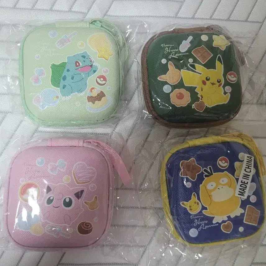 [BUNJANG] Pokemon Pouch Set / 포켓몬 파우치 4종 세트