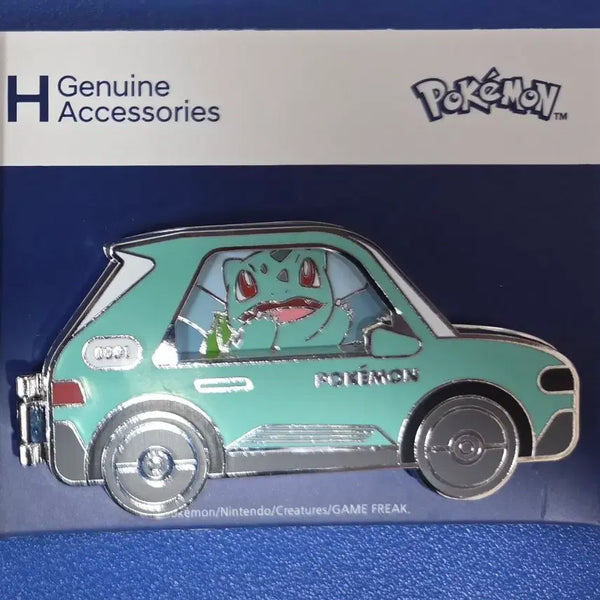 [BUNJANG] Hyundai Motors x Pokémon Metal Pin Badge - Bulbasaur / 현대자동차 포켓몬스터 메탈 핀뱃지 <이상해씨>