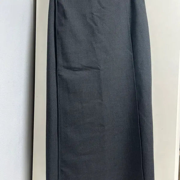[BUNJANG] Long Slit Skirt Charcoal Size 44 / 나무그림 롱슬릿 스커트 44사이즈 차콜