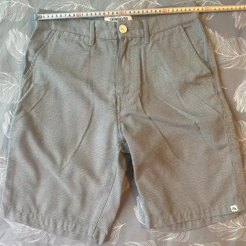 [BUNJANG] Quiksilver Men's Checkered Shorts / 퀵실버 남성 쇼츠 반바지
