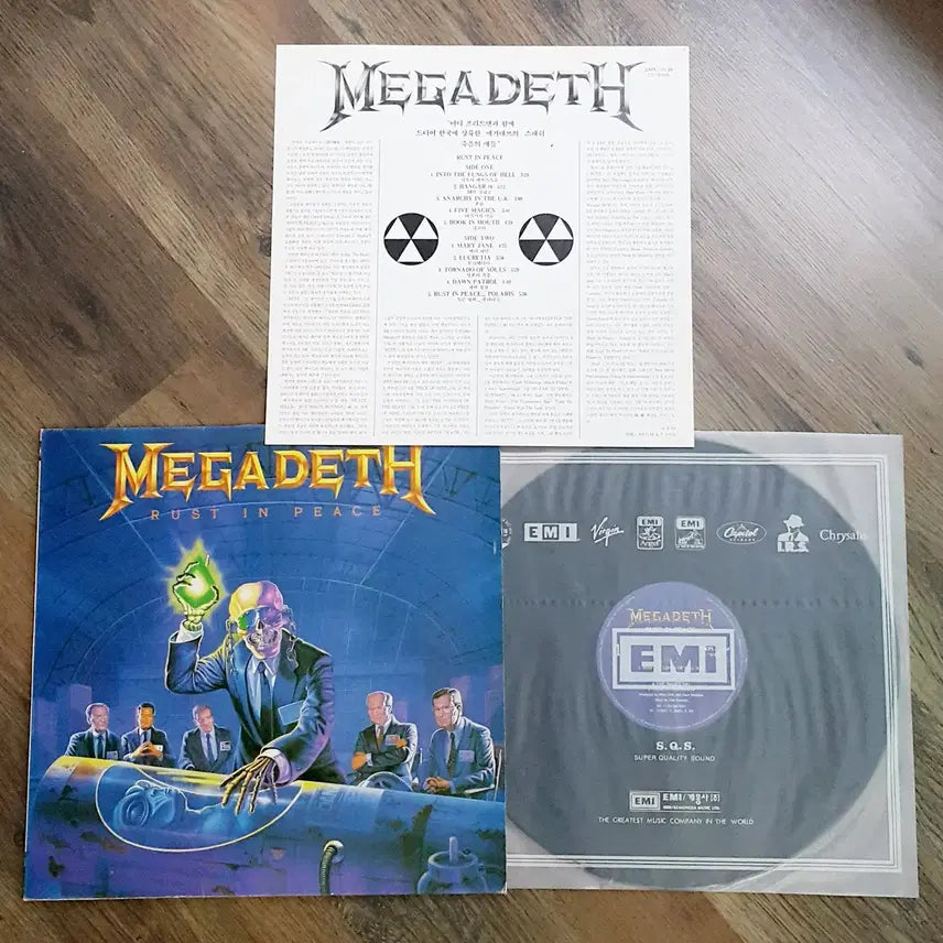 [BUNJANG] Megadeth Rust In Peace Vinyl LP / 라이센스 엘피 LP - Megadeth - Rust In Peace
