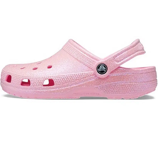 [BUNJANG] Crocs Glitter Rose Sandals (Glossy Pink) / 새상품) 크록스 글리터 로즈(유광 핑크) 235, 245mm