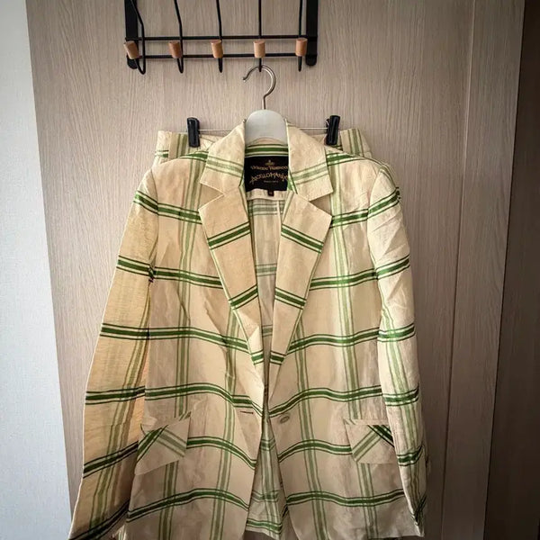 [BUNJANG] Vivienne Westwood Summer Check Pattern Setup / 비비안웨스트우드 여름 셋업