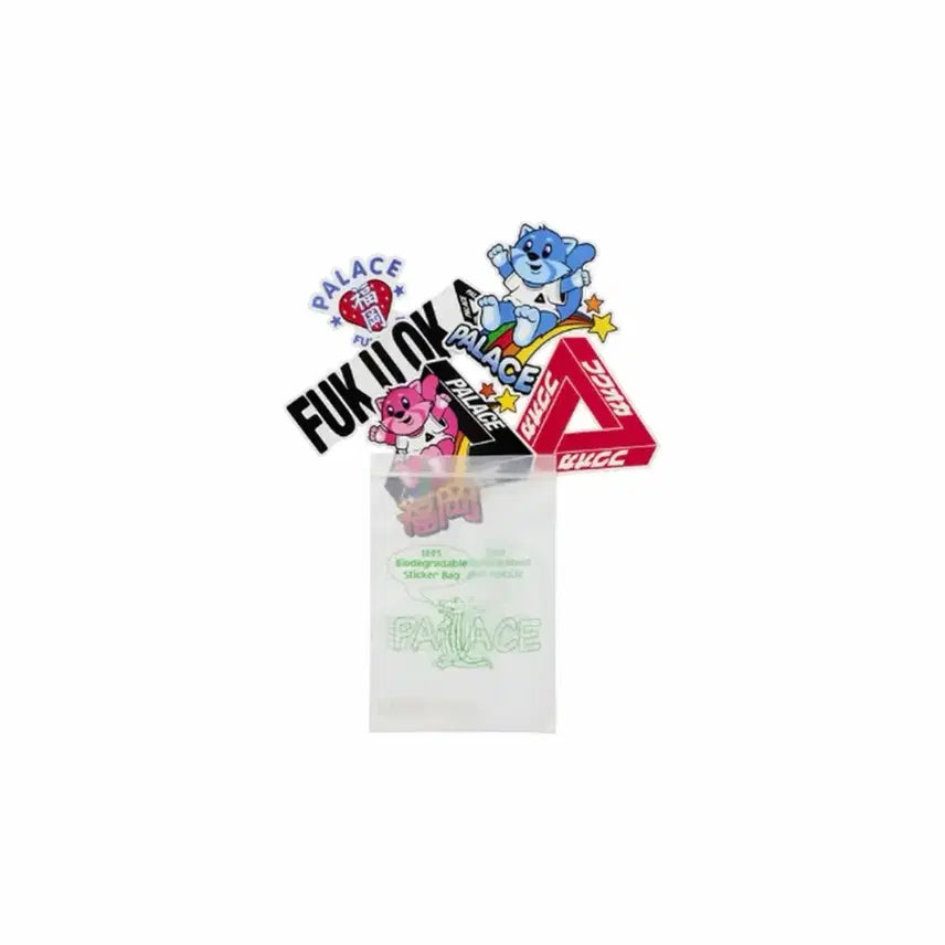 [BUNJANG] Palace Fukuoka Limited Edition Sticker Pack Multi / 팔라스 후쿠오카 스티커 팩 멀티