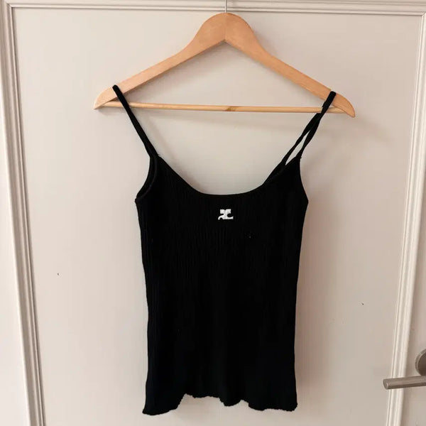 [BUNJANG] Courreges Knit Tank Top L / 꾸레쥬(Courreges) 니트 탱크탑