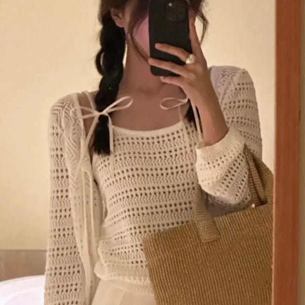 [BUNJANG] GED Knit Cardigan Set / ged 게드 니트가디건 세트