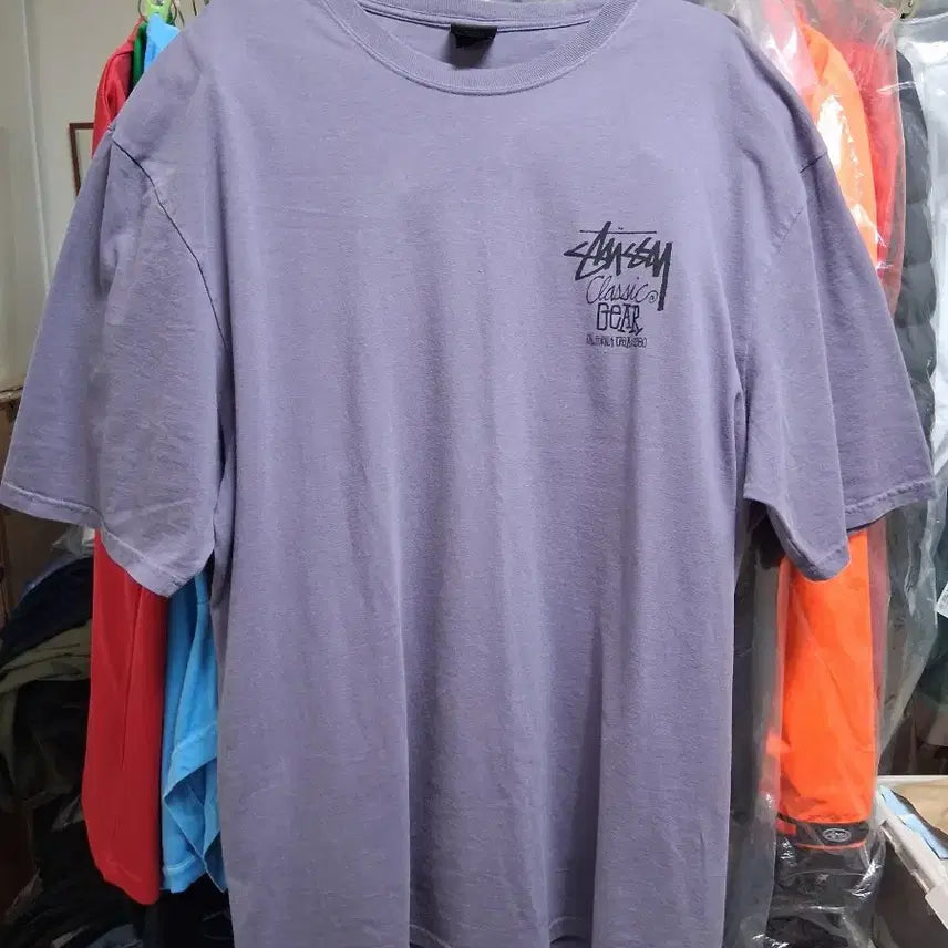 [BUNJANG] Stussy Pigment Dyed Classic Gear T-Shirt XL / 스투시 피그먼트 다이드 클래식 기어 반팔티 xl