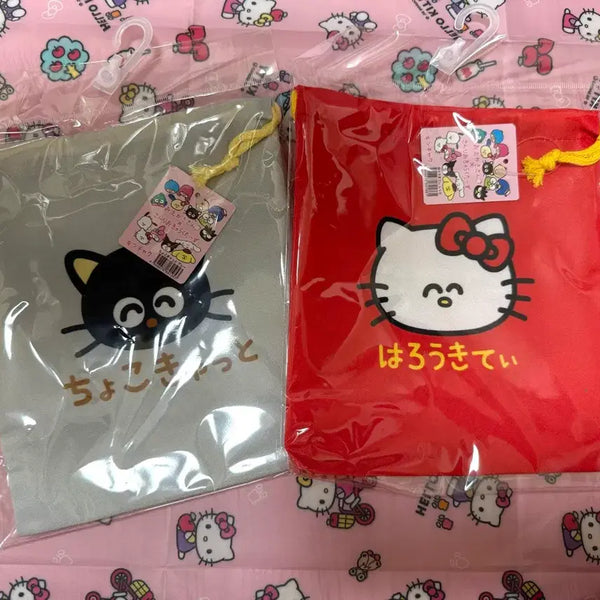[BUNJANG] Oekaki x Sanrio Collaboration Zipper Pouch / 오에카키 X 산리오 콜라보 조이개 파우치