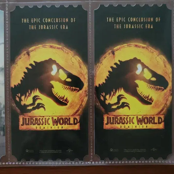 [BUNJANG] Jurassic World Dominion Original Ticket / 쥬라기 월드 도미니언 오리지널 티켓