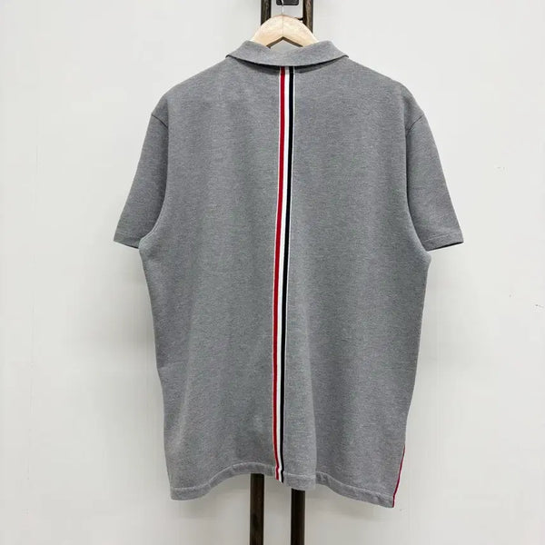 [BUNJANG] Thom Browne Back Tricolor Pique Polo T-Shirt / [5]톰브라운 백삼선 pk 카라티