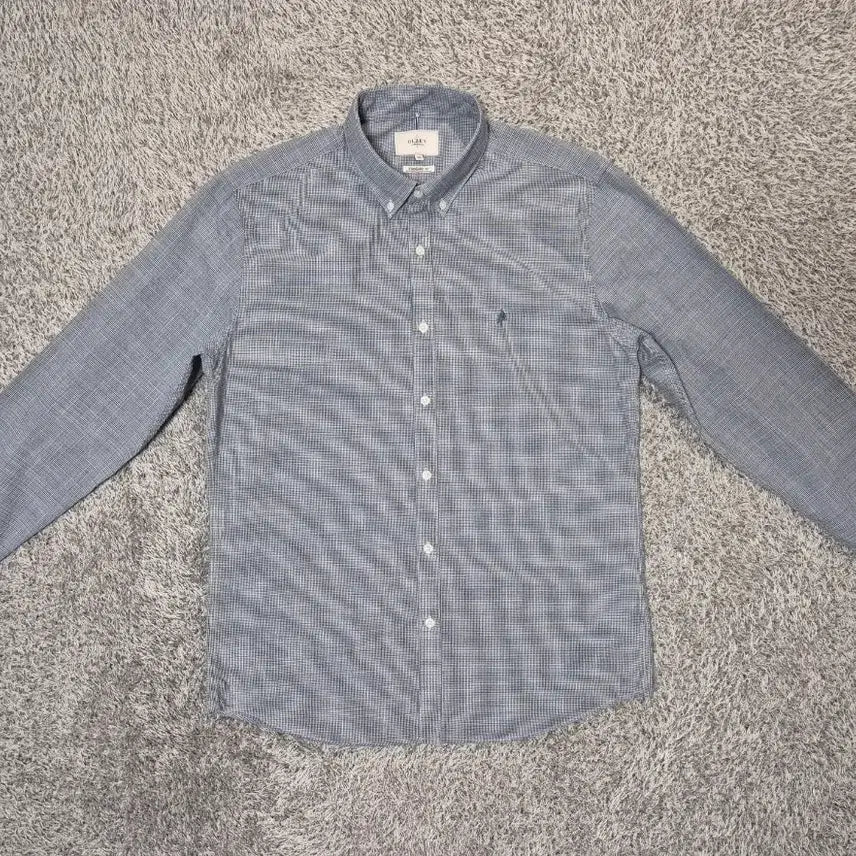 [BUNJANG] Olsen Men's Easy-Care Check Shirt 105 / 올젠 남성 이지케어 체크 셔츠 105
