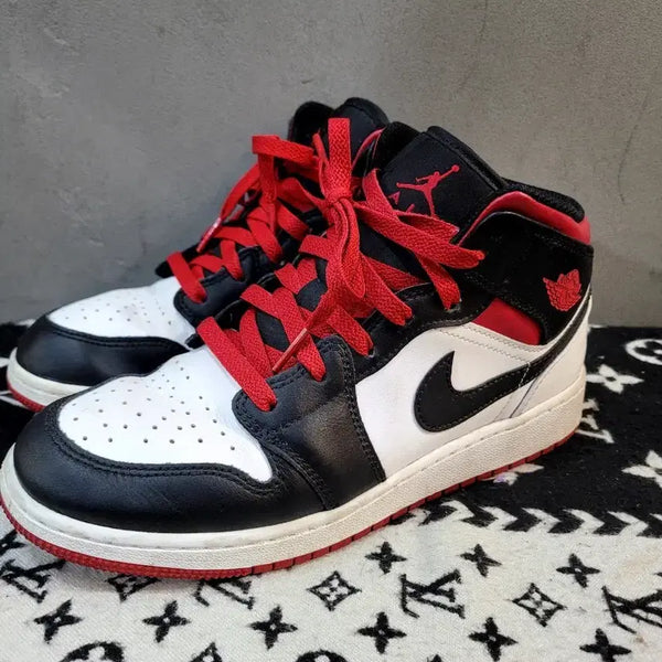 [BUNJANG] Nike Jordan 1 Mid Gym Red (245mm) / 정품 나이키 조던 1 미드 짐 레드