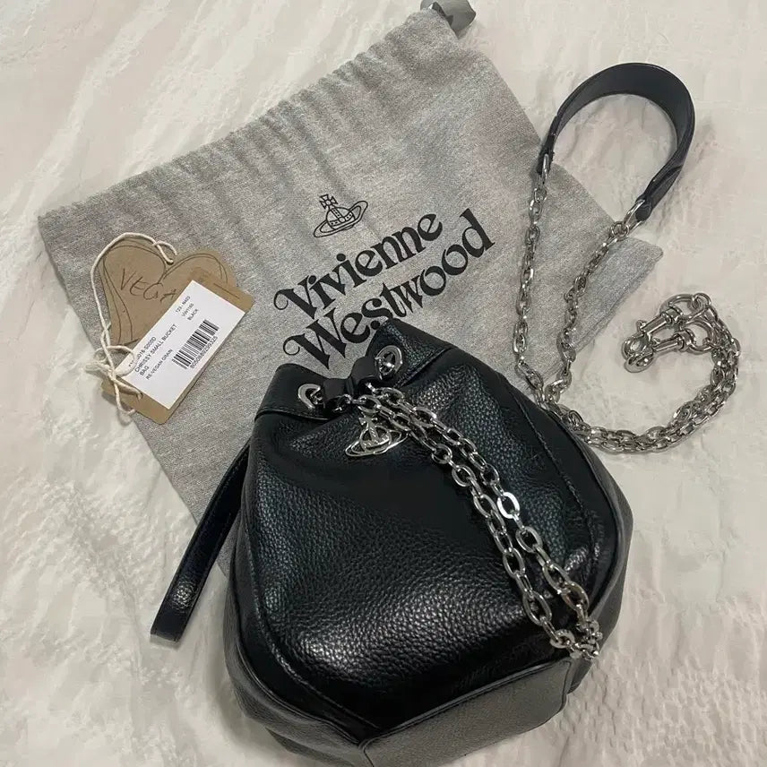 [BUNJANG] Vivienne Westwood Chrissy Small Bucket Bag / 비비안웨스트우드 크리시 스몰 버킷백