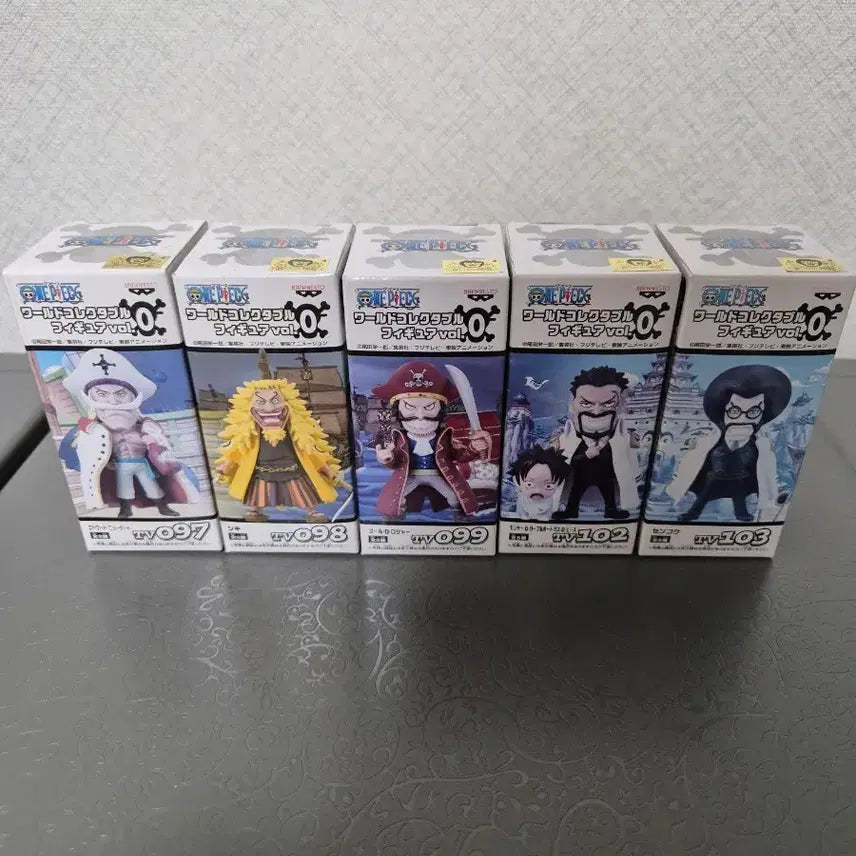 [BUNJANG] One Piece World Collectable Figure Vol.0 Set / 원피스 월드 콜렉터블 피규어 vol.0 5종