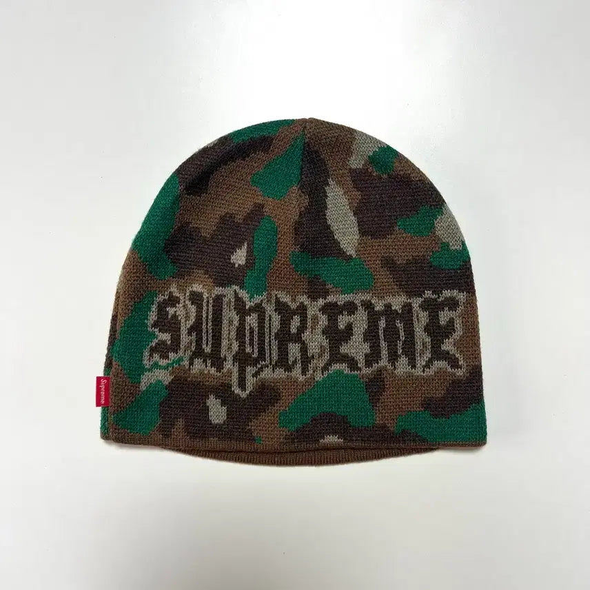 [BUNJANG] Supreme Paris Camo Beanie / 슈프림 파리 카모 비니