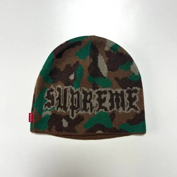 [BUNJANG] Supreme Paris Camo Beanie / 슈프림 파리 카모 비니