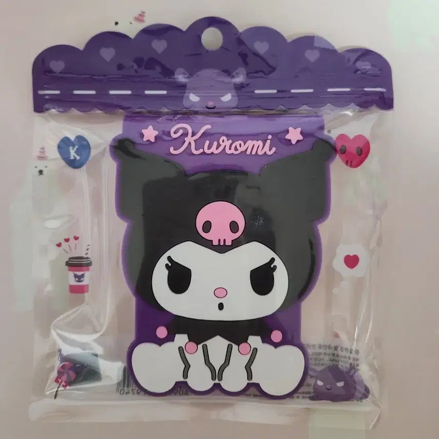 [BUNJANG] Kuromi Pocket Wappen Memo Pad / 쿠로미 포켓 와펜 메모지 메모장 수첩