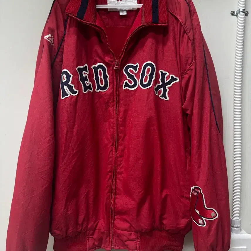 [BUNJANG] Majestic Red Sox Baseball Jacket XXL / 마제스틱 레드 삭스 자켓 xxl